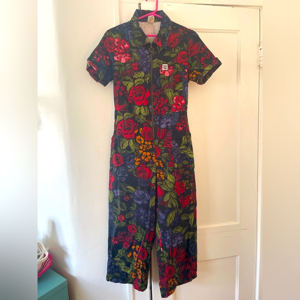 LUCY & YAK Ragan Jumpsuit in floral Maria print (US size 6, UK size 10)